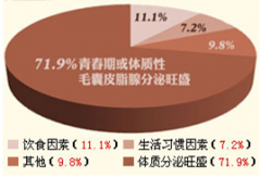 长痘痘的原因